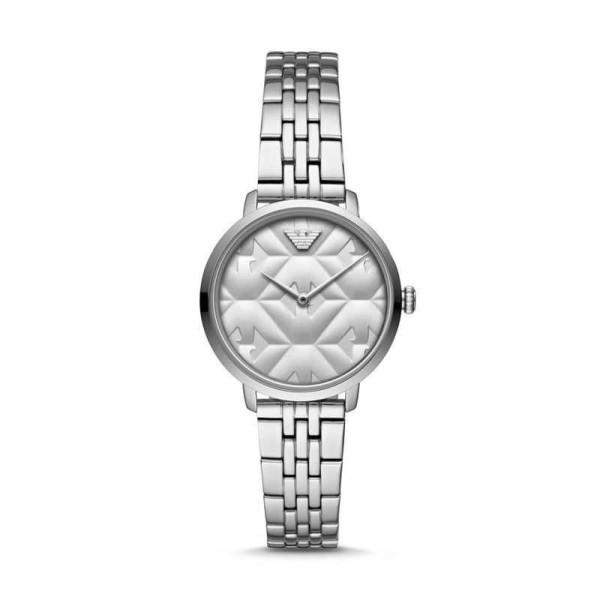 Emporio Armani MODERNSLI優雅印花錶盤 鋼帶女士手錶 AR11213